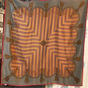 Sandra Roth Ciao Sort 100% Silk Large Square Scarf